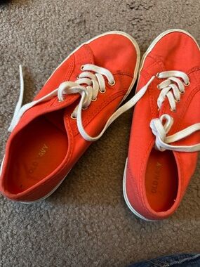 Red Canvas Sneakers